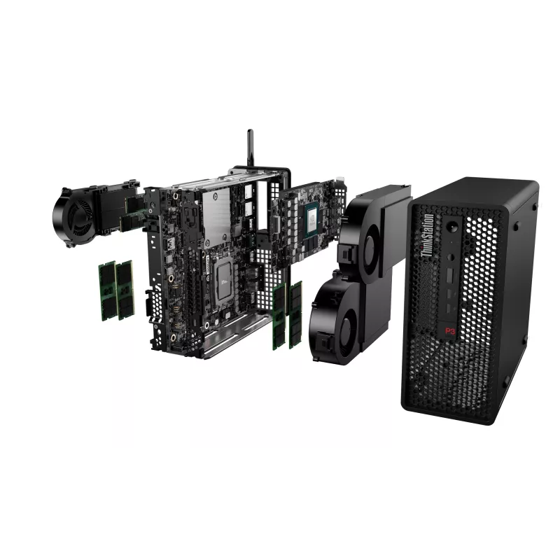 Workstation Lenovo ThinkStation P3 Ultra SFF Intel® Core™ i7 i7-13700K 32 GB DDR5-SDRAM 512 GB SSD Ubuntu Linux