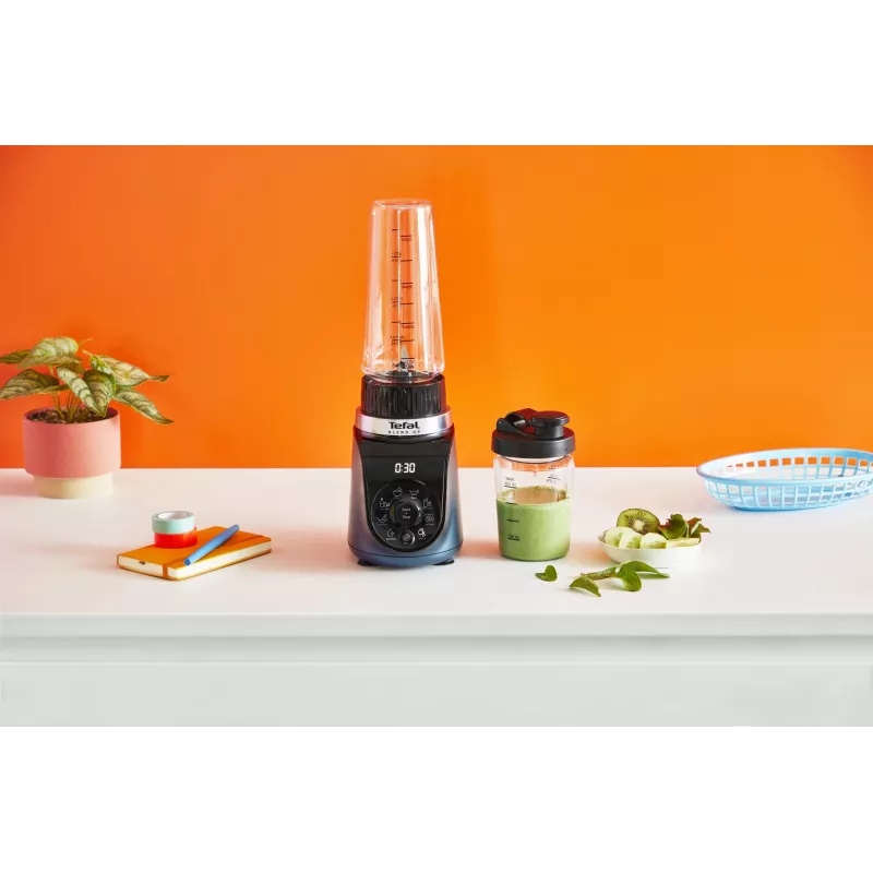 Tefal Blend Up BL19H4F0 mixer 0,85 L frullatore 1000 W blu, trasparente