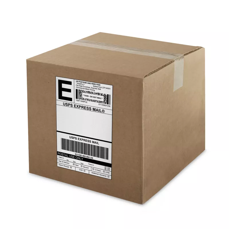 DYMO 2238107 etichette di spedizione UPS, 102 x 210 mm, 6 rotoli x 140 etichette, nero su bianco