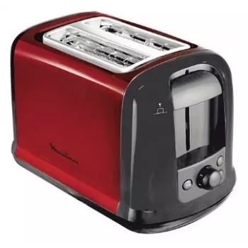 Tostapane Moulinex LT261D 2 fette 850 W nero rosso