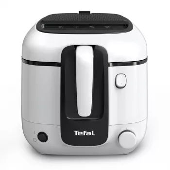 Friggitrice Tefal Super Uno FR3101 – singola, 1800 W, capacità di frittura 1,5 kg, 2,2 l olio, nero/bianco