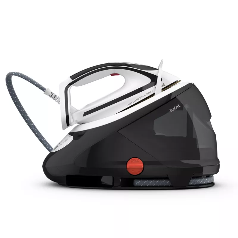 Tefal Pro Express Ultimate GV9550 1.9 L suola stiro Durilium AirGlide Autoclean nero, bianco