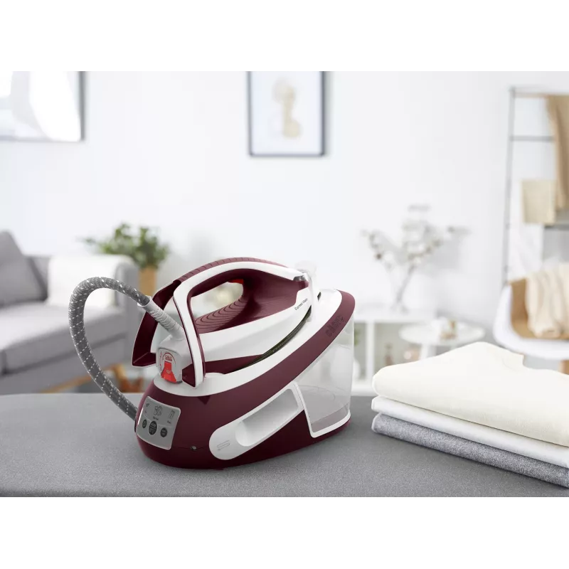 Tefal Express Vision SV8150 2800 W 1,8 L suola stiro Durilium AirGlide Autoclean rosso, bianco