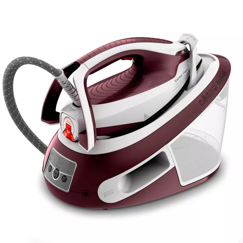 Tefal Express Vision SV8150 2800 W 1,8 L suola stiro Durilium AirGlide Autoclean rosso, bianco