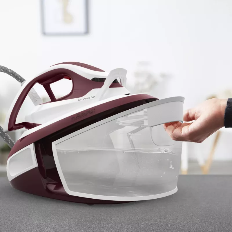 Tefal Express Vision SV8150 2800 W 1,8 L suola stiro Durilium AirGlide Autoclean rosso, bianco