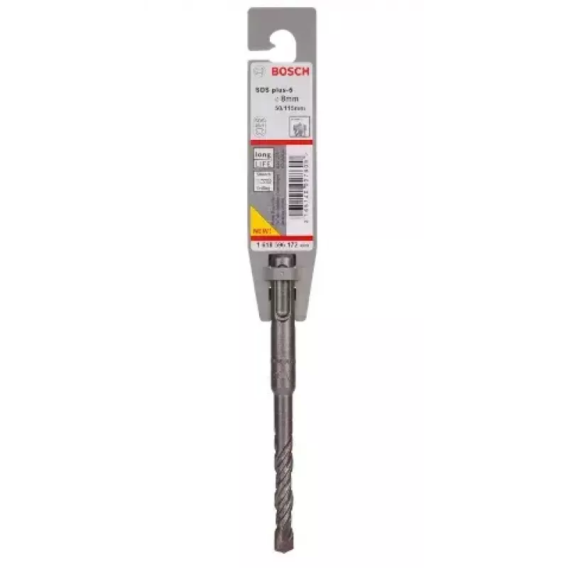 Punta per martello Bosch SDS Plus-5 — 8 mm, per martello perforatore e foratura