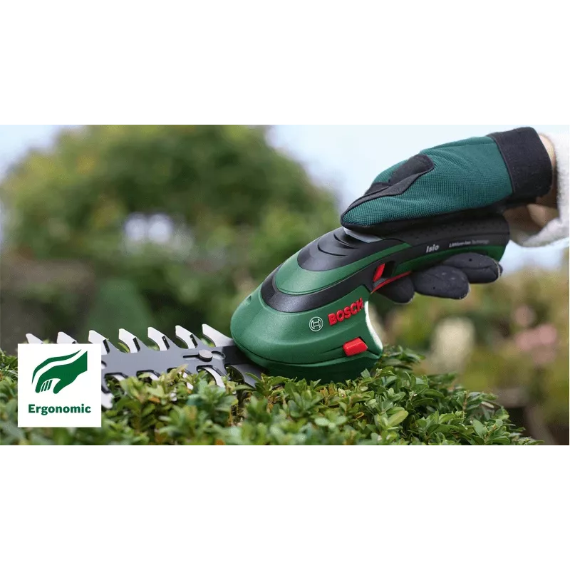 Bosch Isio forbici tagliaerba a batteria 8 cm 3,6 V nero, verde
