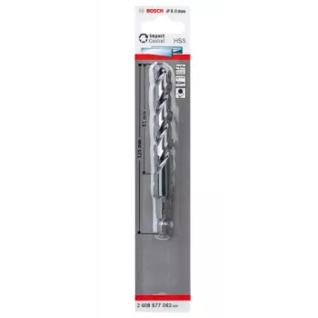Punta elicoidale Bosch HSS gambo esagonale 9 mm