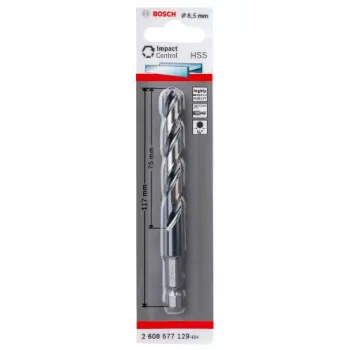 Punta elicoidale Bosch HSS gambo esagonale 8.5 mm