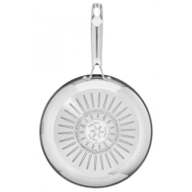Padella multiuso Tefal DUETTO+ G7320434 24 cm – acciaio inox, senza PFOA, nero