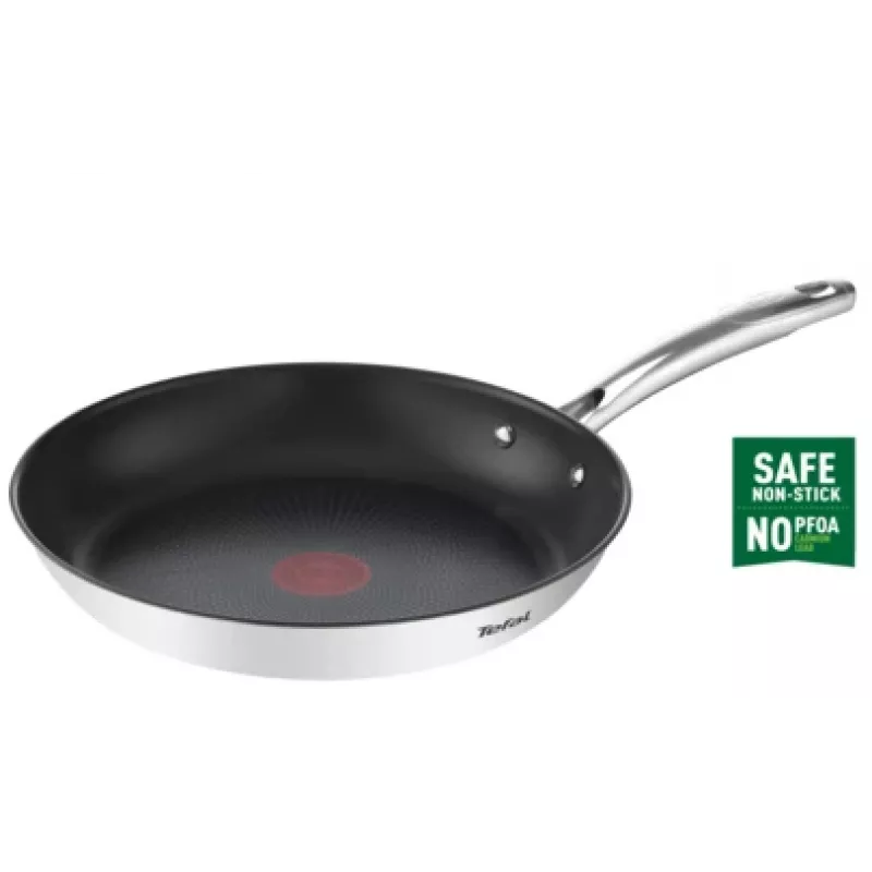 Padella multiuso Tefal DUETTO+ G7320434 24 cm – acciaio inox, senza PFOA, nero