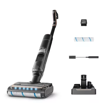 Rowenta X-Clean 7 GZ5736E0 scopa elettrica/aspirapolvere a batteria a secco e umido senza sacchetto nero
