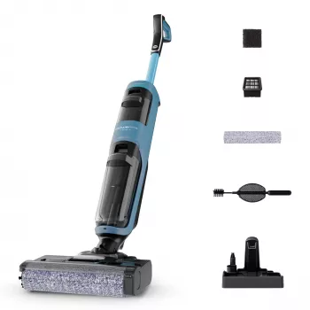 Rowenta X-Clean 2 GZ2271E0 scopa elettrica/aspirapolvere a batteria a umido e secco senza sacchetto blu