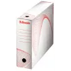 Esselte 128001 scatola per archivio cartone rosso, bianco