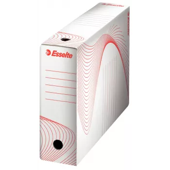 Esselte 128001 scatola per archivio cartone rosso, bianco