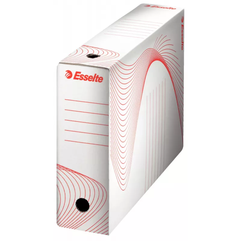 Esselte 128001 scatola per archivio cartone rosso, bianco