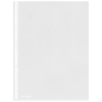 Esselte buste trasparenti A4 – Economy –, 210 x 297 mm (A4), trasparente, polipropilene (PP), verticale, apertura superiore, 230 mm