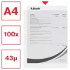 Esselte buste trasparenti A4 – Economy –, 210 x 297 mm (A4), trasparente, polipropilene (PP), verticale, apertura superiore, 230 mm