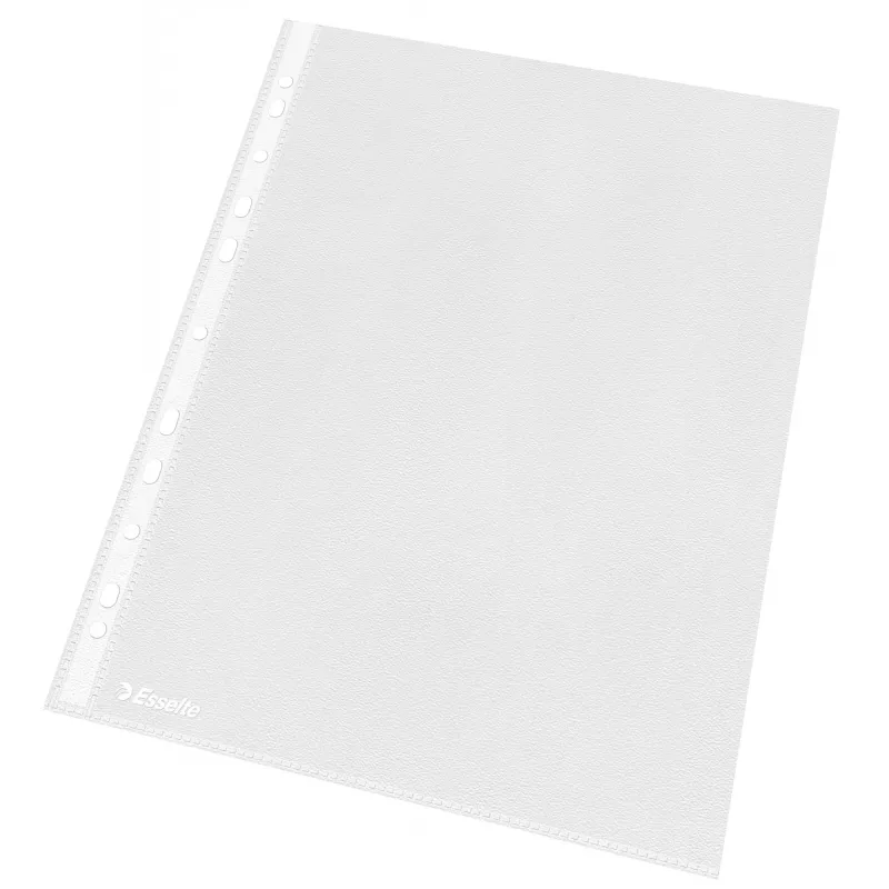 Esselte buste trasparenti A4 – Economy –, 210 x 297 mm (A4), trasparente, polipropilene (PP), verticale, apertura superiore, 230 mm