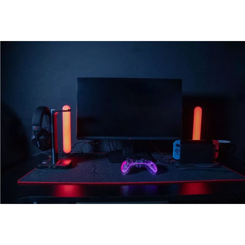 Konix PULSAR cuffie con filo e senza fili archetto gaming USB Type-C Bluetooth nero