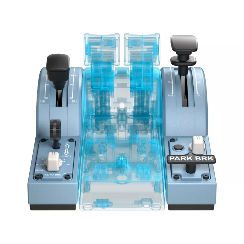 Thrustmaster TCA Quadrant Add-On Airbus Edition nero, blu simulatore di volo PC