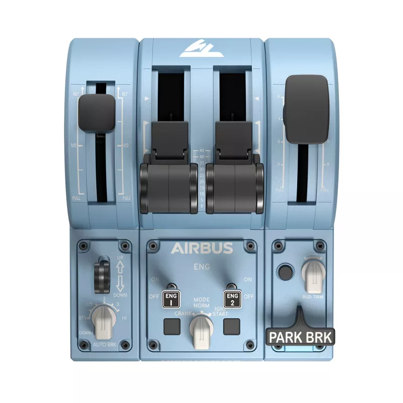 Thrustmaster TCA Quadrant Add-On Airbus Edition nero, blu simulatore di volo PC