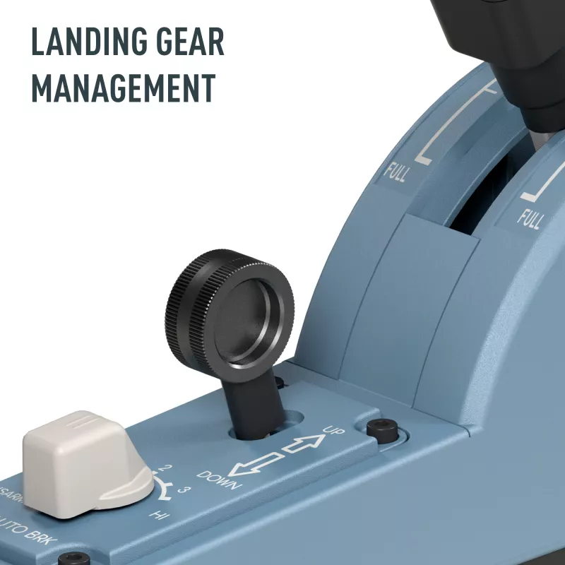 Thrustmaster TCA Quadrant Add-On Airbus Edition nero, blu simulatore di volo PC