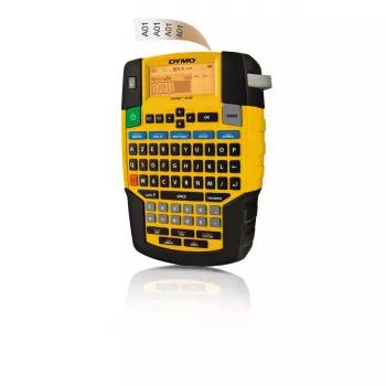 DYMO RHINO 4200 etichettatrice industriale | tastiera AZERTY e hotkey che fanno risparmiare tempo | etichettatrice robusta per cantieri e attività di etichettatura impegnative