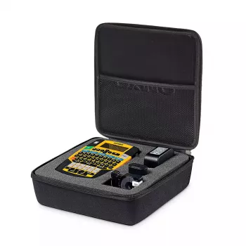 Etichettatrice Dymo Rhino 4200 Wireless QWERTY — trasferimento termico, display LED, batteria ricaricabile Li‑Ion, senza fili, 100 formati di etichetta