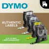 DYMO Authentic D1 Durable Labels | stampa nera su nastro rosso | 12 mm x 3 m | nastro per etichettatura per etichettatrici LabelManager