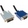 Adattatore cavo video Hypertec 127701-HY 2 m VGA (D-Sub) DVI nero