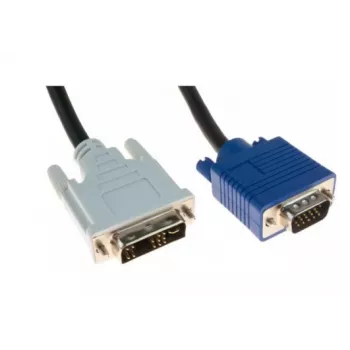 Adattatore cavo video Hypertec 127721-HY 5 m DVI-A VGA (D-Sub) nero, blu, bianco