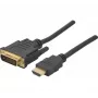 Adattatore cavo video Hypertec 127881-HY 3 m HDMI Type-A (standard) DVI-D nero