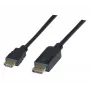 Adattatore cavo video Hypertec 128164-HY 3 m DisplayPort HDMI nero
