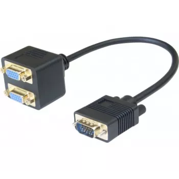 Cavo VGA Hypertec 137036-HY 0,3 m VGA (D-Sub) 2 x VGA (D-Sub) nero