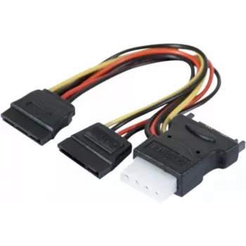 Cavo SATA ATEN 147557 0,3 m SATA 15 pin 2 x SATA 15 pin + Molex (4 pin) colori vari, nero
