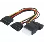 Cavo SATA ATEN 147557 0,3 m SATA 15 pin 2 x SATA 15 pin + Molex (4 pin) colori vari, nero