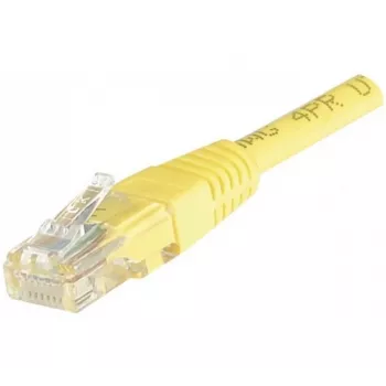 Cavo di rete Hypertec 245710-HY giallo 1 m Cat6 U/UTP (UTP)