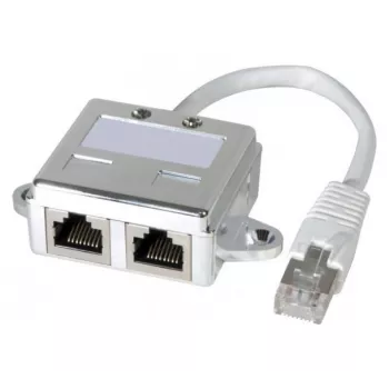 Splitter di rete Hypertec 252471-HY Cat5e acciaio inox maschio/femmina
