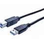 Hypertec 352468-HY cavo USB USB 3.2 Gen 1 (3.1 Gen 1) 3 m USB A USB B nero