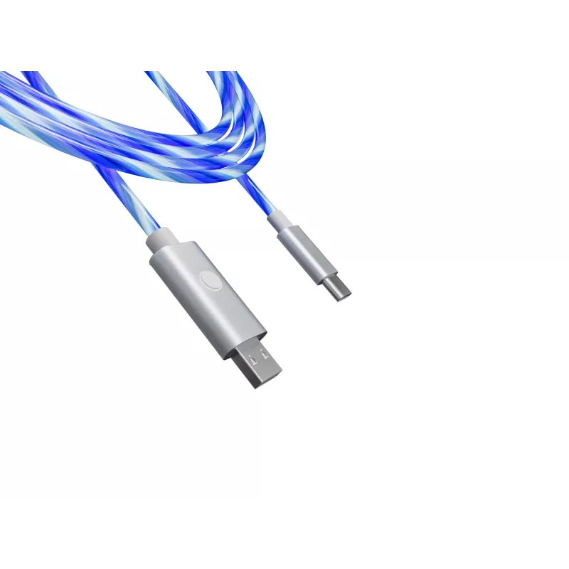 Oniverse cavo Quick Charge USB-A a USB-C con LED - 2 metri - bianco (multipiattaforma)