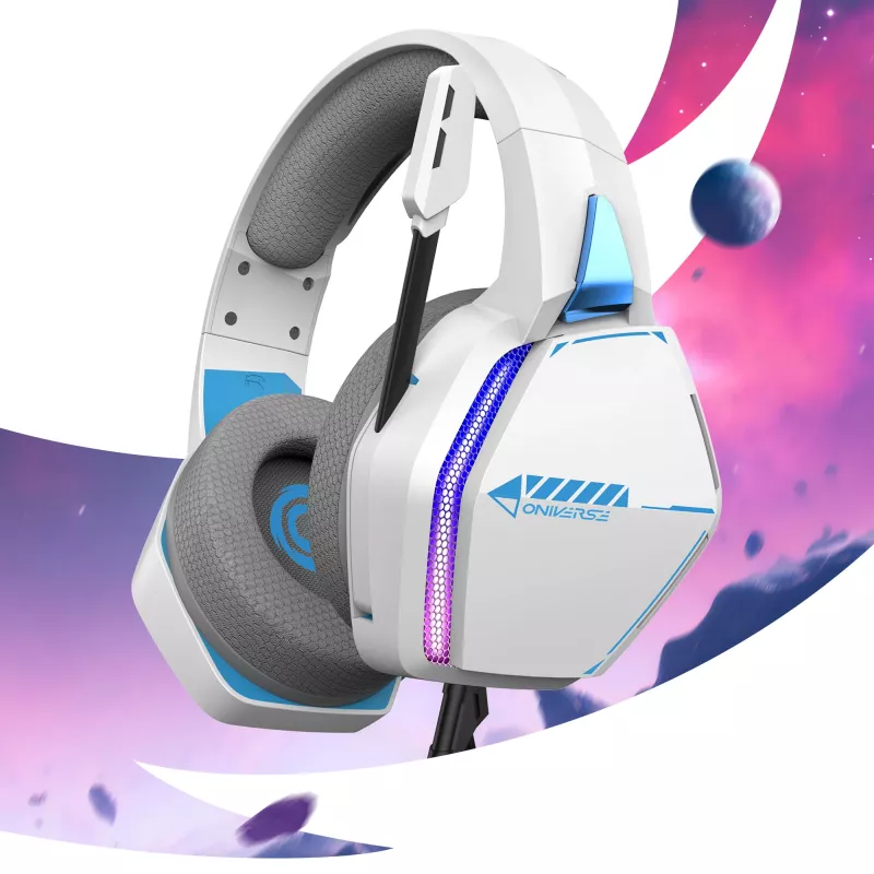 Oniverse cuffie gaming Nebula - Arctic White (multipiattaforma)