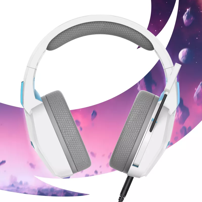 Oniverse cuffie gaming Nebula - Arctic White (multipiattaforma)