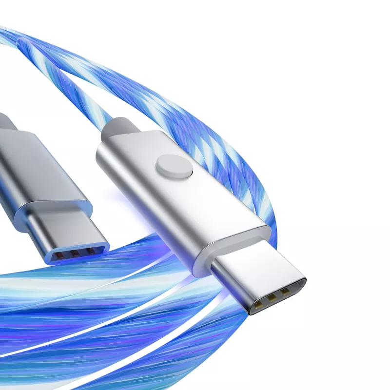 Oniverse cavo a ricarica rapida USB-C a USB-C – 2 metri – LED (multipiattaforma)