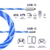 Oniverse cavo a ricarica rapida USB-C a USB-C – 2 metri – LED (multipiattaforma)