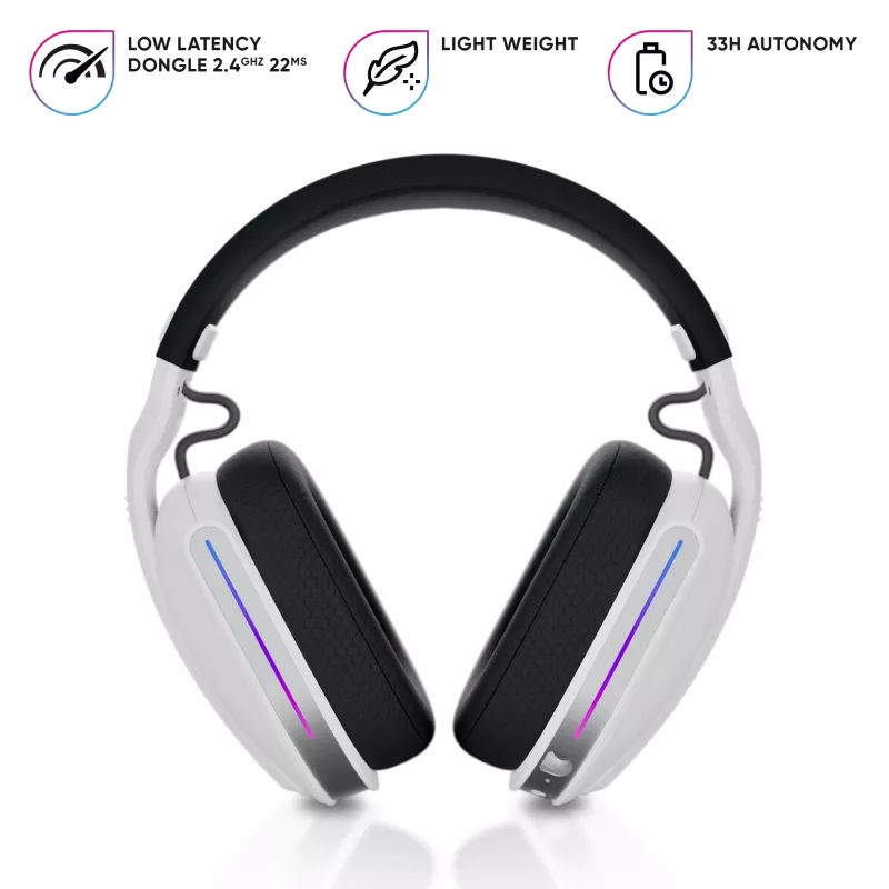 Oniverse cuffie gaming wireless Polaris - Celestial White (multipiattaforma)