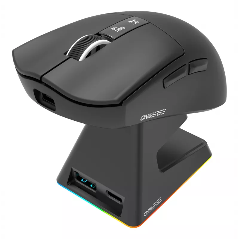 Oniverse - mouse gaming wireless Vanguard + dock - Nocta nero (PC)