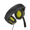 Steelplay HP47 cuffie con filo archetto gaming nero, giallo