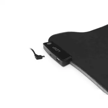 Lexip B10 – tappetino mouse XL flessibile con superficie morbida microtexturizzata e illuminazione RGB – 800 x 400 x 4 mm