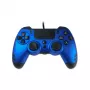 Lexip Metaltech - controller con filo - blu zaffiro (multicolore), gamepad, PC, PlayStation 4, D-Pad, tasto Home, tasto Opzioni, tasto Share, analogico/digitale, multicolore, con filo